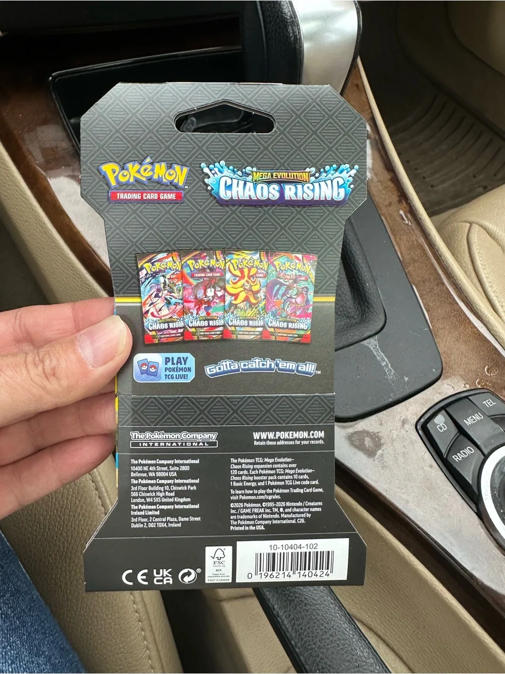 Pokemon Chaos Rising Booster Pack Sleeve – Yellow Red Blue Price Firm